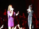 Joe Jonas Gives A  Warm Hug To Ex-Girlfriend Demi Lovato 0244