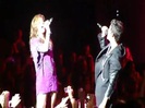 Joe Jonas Gives A  Warm Hug To Ex-Girlfriend Demi Lovato 0585