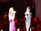 Joe Jonas Gives A  Warm Hug To Ex-Girlfriend Demi Lovato 0378