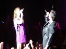 Joe Jonas Gives A  Warm Hug To Ex-Girlfriend Demi Lovato 0633