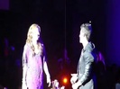 Joe Jonas Gives A  Warm Hug To Ex-Girlfriend Demi Lovato 0881