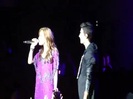 Joe Jonas Gives A  Warm Hug To Ex-Girlfriend Demi Lovato 1179