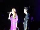 Joe Jonas Gives A  Warm Hug To Ex-Girlfriend Demi Lovato 1182