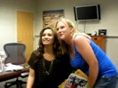 DEMI LOVATO VIP MEETING AT 8-1-10 0725