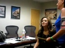 DEMI LOVATO VIP MEETING AT 8-1-10 0415
