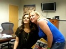 DEMI LOVATO VIP MEETING AT 8-1-10 0917