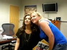 DEMI LOVATO VIP MEETING AT 8-1-10 0939