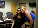DEMI LOVATO VIP MEETING AT 8-1-10 1421