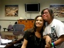 DEMI LOVATO VIP MEETING AT 8-1-10 3068