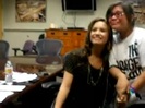 DEMI LOVATO VIP MEETING AT 8-1-10 3097