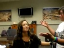DEMI LOVATO VIP MEETING AT 8-1-10 3457