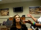 DEMI LOVATO VIP MEETING AT 8-1-10 3468