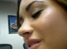 DEMI LOVATO VIP MEETING AT 8-1-10 4477