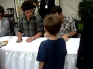 Meeting the Jonas Brothers and Demi Lovato at Walmart 0050