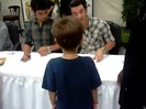 Meeting the Jonas Brothers and Demi Lovato at Walmart 0078