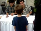 Meeting the Jonas Brothers and Demi Lovato at Walmart 0079