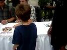 Meeting the Jonas Brothers and Demi Lovato at Walmart 0136