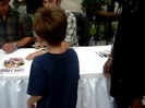 Meeting the Jonas Brothers and Demi Lovato at Walmart 0139