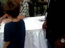 Meeting the Jonas Brothers and Demi Lovato at Walmart 0156