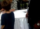 Meeting the Jonas Brothers and Demi Lovato at Walmart 0158