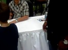Meeting the Jonas Brothers and Demi Lovato at Walmart 0167