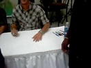 Meeting the Jonas Brothers and Demi Lovato at Walmart 0184