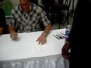 Meeting the Jonas Brothers and Demi Lovato at Walmart 0189