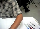 Meeting the Jonas Brothers and Demi Lovato at Walmart 0249
