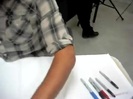 Meeting the Jonas Brothers and Demi Lovato at Walmart 0253