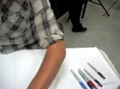 Meeting the Jonas Brothers and Demi Lovato at Walmart 0255
