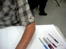 Meeting the Jonas Brothers and Demi Lovato at Walmart 0263