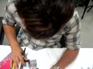 Meeting the Jonas Brothers and Demi Lovato at Walmart 0448