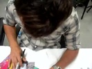 Meeting the Jonas Brothers and Demi Lovato at Walmart 0449