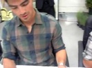 Meeting the Jonas Brothers and Demi Lovato at Walmart 1105