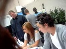 Meeting the Jonas Brothers and Demi Lovato at Walmart 1330