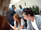 Meeting the Jonas Brothers and Demi Lovato at Walmart 1336