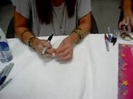 Meeting the Jonas Brothers and Demi Lovato at Walmart 2202