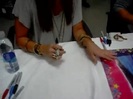 Meeting the Jonas Brothers and Demi Lovato at Walmart 2244
