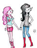 Marceline si printesa Gumita la moda