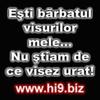 Esti barbatul visurilor mele Nu stiam de ce visez urat