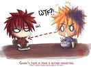 WTF?  Gaara mananca ca un porc