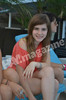 Cristina la piscina ♥.