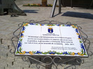 placa comemorativa