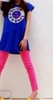 Pantaloni elastici-Pink