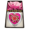 Heart Shape Embroidery Hand Mirror 02