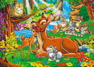 Imagini Bambi si prietenii iepurasul Bocanila, sconcsul Flower, pasarele, veverite  - 8