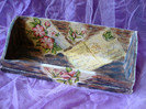 suport decorat cu tehnica decoupage