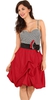 detaliu-Rochie_de_seara_din_saten,_rosu_cu_alb_si_negru-10663