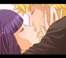 Hinata scapa umbrela si il  saruta pe Naruto.....