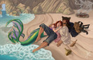 Wet_Dream___Jack_and_Ariel_by_OpalLynn